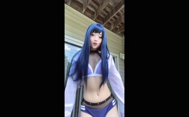 Kora.aura sexy dance in a hot cosplay