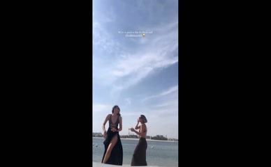 Frankie Bridge Bikini Beach Shenanigans