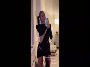 Kimberley Garner Sideboob Dress Selfie
