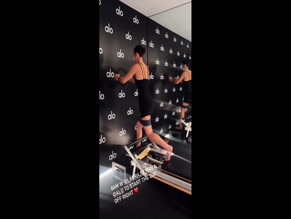 Serinda Swan Pilates Ass Workout