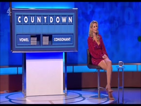 Rachel Riley's Cleavage and Legs on Countdown