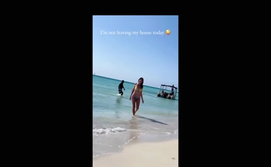 Ariana Basseri Bikini Beach Walk