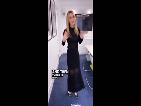 Amanda Holden's See-Through Top and Skirt Outfit
