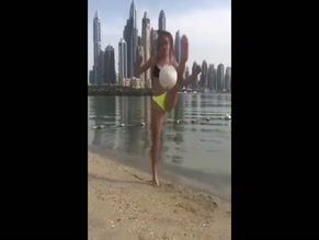 Alisha Lehmann bikini soccer fail.