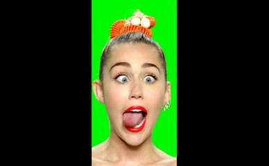 Miley Cyrus Tongue Gymnastics