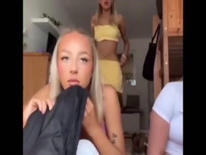 Seanna Cayo bra drop showing her boobs