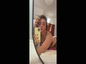 angireims sexy lingerie mirror selfie