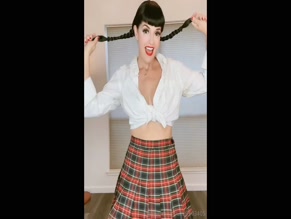 Bernie Dexter: Panty Peel During Phone Call