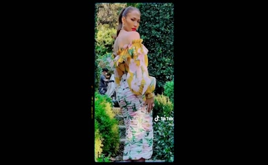 JLo's Ass and Sideboob in Floral Outfit