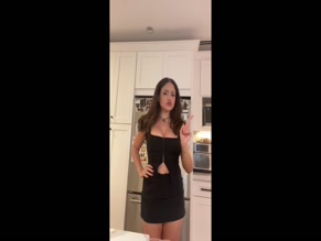 Sarah Jeffery cleavage tease.