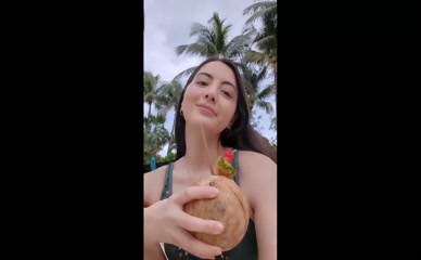 Jane Douglas Coconut Bikini Beach Reveal
