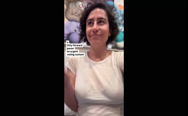 Ilana Glazer softcore breast reveal voting PSA