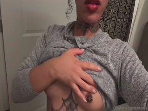 tattedlix: bare tits and tummy tatts