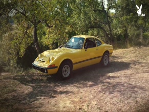 Katerina Bila naked Opel GT photoshoot.