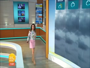 Laura Tobin's Pink Skirt Weather Report