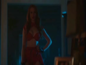 Madelaine Petsch bra and panties