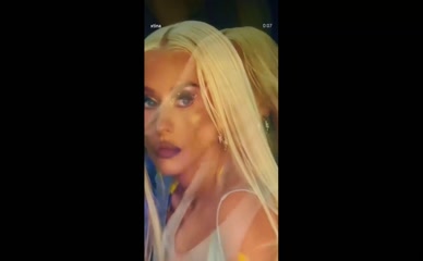 Christina Aguilera in a revealing outfit
