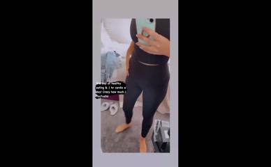 Imogen Thomas Mirror Selfie Showing Body