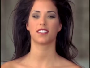 Janine Habeck topless lingerie music video