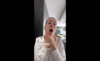 Katherine Ryan Skincare Fridge Hack