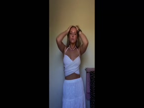 Abbey Shepherd Tits and Ass in White Outfit