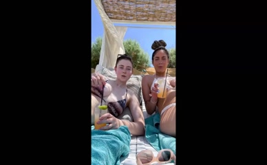Thomasin Mckenzie Bikini Beach Cocktails