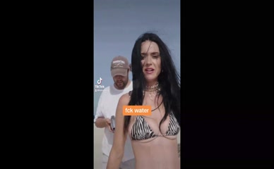 Katy Perry Bikini Beach Run