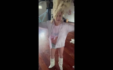 Britney Spears Panties Dance Cigarette
