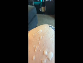 Kimberlyrosekr's Cum-Covered Thigh Tattoo