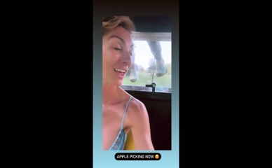 Luisa Zissman's cleavage in bikini top