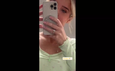 Helen Flanagan braless mirror selfie