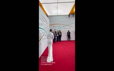 Frankie Bridge BAFTA Red Carpet