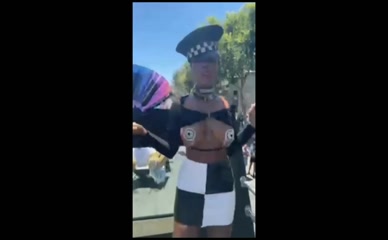 Janelle Monae nipple pasties Pride parade