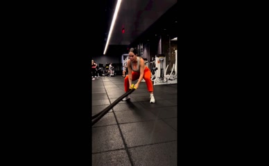 JoJo Battle Ropes Gym Workout