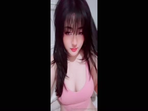 waifuwithanaifu sexy cleavage in pink top