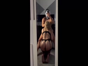 Sophie Taylor: Black Lingerie Riding Masked Dick