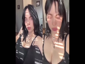 Billie Eilish cleavage cam