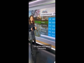 Weather Girl Keeley Donovan's Tights and Skirt Combo