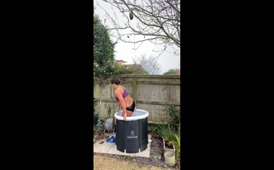 Saira Khan's Ice Bath Bikini Reveal