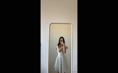 absolutepetite sexy white dress showing pussy and breasts