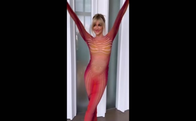 Ashley Roberts See-Through Dress