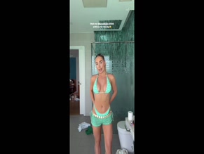 Saffron Barker Bikini Try-On.