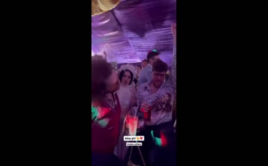 Maisie Williams dances in see-through top