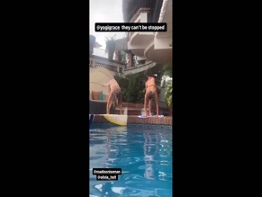 Madison Iseman Bikini Handstand Fail