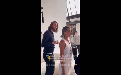Frankie Bridge Cloud Nine Hair Campaign BTS
