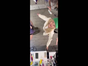 Kelly Osbourne's Purple-Haired Lap Dance Tease