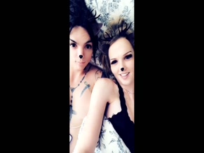 Kayleighcoxx84 lesbian kiss