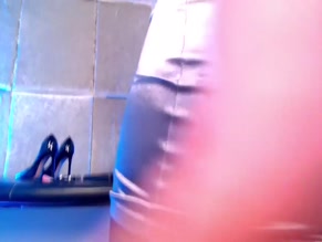 Hannah C: Ass squeeze, garter reveal.