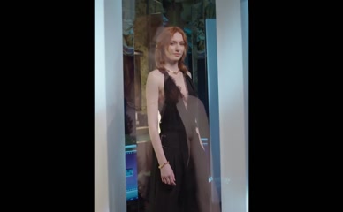 Eleanor Tomlinson cleavage tease
