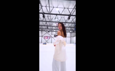 Vanessa Bauer's Ice Skating Lingerie Shoot